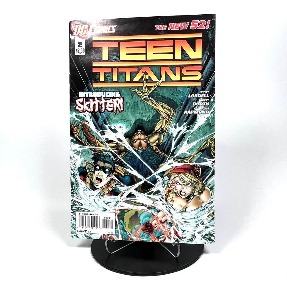 Teen Titans 2 2011 DC Comic Book The New 52 First Appearance Skitter Brett Booth